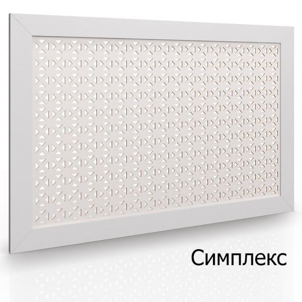 Картинки Экран для радиатора, серия Simple, Белый от интернет магазина Filstore.ru