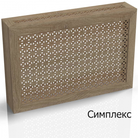 Картинки Короб для батареи из МДФ, Simple, Сонома от интернет магазина Filstore.ru