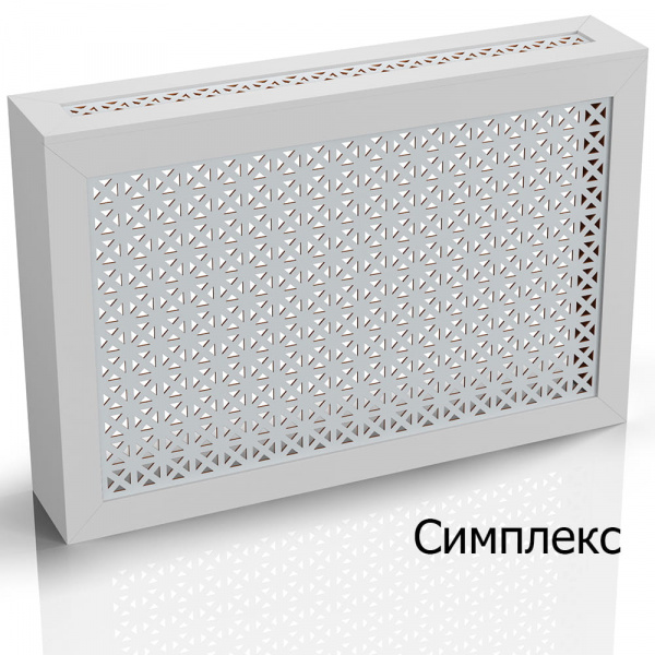 Картинки Короб для батареи из МДФ, Simple, Белый от интернет магазина Filstore.ru
